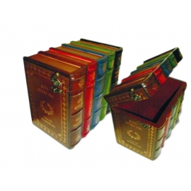 y09607 復古書籍型珠寶收納盒 FF001