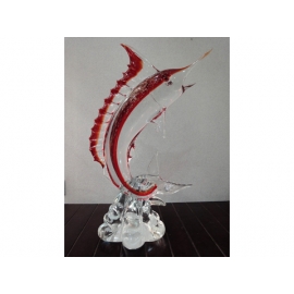 藝術玻璃-大旗魚 y12362 水晶飾品系列 A31