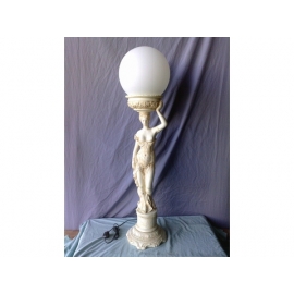 燈飾-希臘女神燈-米色(另有多款顏色可選擇) y12452 立體雕塑.擺飾 人物立體擺飾系列-西式人物系列