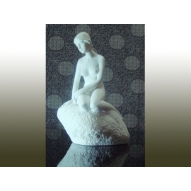 砂岩雕塑-美人魚 y09546 立體雕塑.擺飾 立體雕塑系列-人物雕塑系列