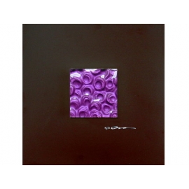 紫玫瑰 y12937  玻璃壁飾系列 