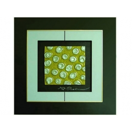 金底銀玫瑰 y12959 玻璃壁飾系列 