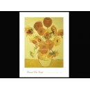 y09402 複製畫 Van Gogh 梵谷-花瓶裏的十四朵向日葵(LF4)---預購商品