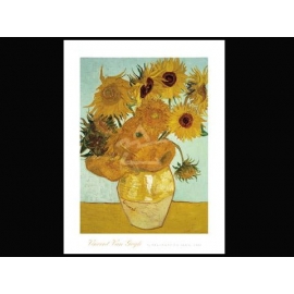 y09403 複製畫 Van Gogh 梵谷-憂鬱的向日葵(LF5)---預購商品