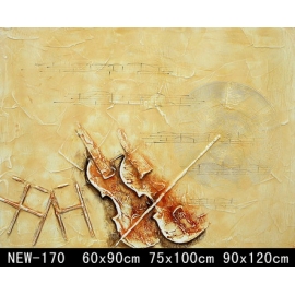 小提琴(NEW-170)-y000068 油畫 