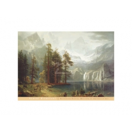 y09436 複製畫 Sierra Nevada(B820)Bierstadt 貝爾斯特-內華達州山區
