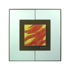 玻璃壁飾  月芽紅 y12999 玻璃壁飾系列