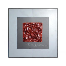 紅玫瑰 y12994  玻璃壁飾系列