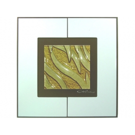 月芽黃 y12983 玻璃壁飾系列    