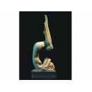 人物雕塑)-倒姿人體 y01852  立體雕塑.擺飾 立體雕塑系列-人物雕塑系列