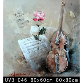 樂器(UVB-046)-y000056 油畫