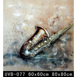 樂器(UVB-077)y000065 油畫 