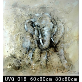 y00097 油畫 大象(UVQ-018)