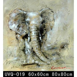 y00098 油畫 大象(UVQ-019)