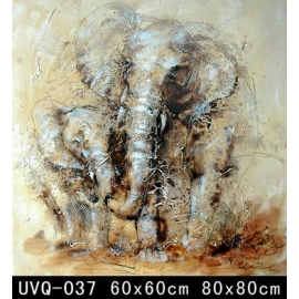 y00101 油畫 大象(UVQ-037)