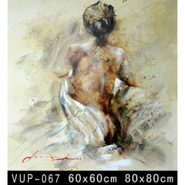 背面女人(VUP-067)-y01154 油畫