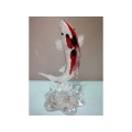 藝術玻璃-小錦鯉 y12359 水晶飾品系列-小錦鯉A25 (大錦鯉)A30