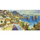 地中海-y12516 風景油畫 (可指定尺寸)