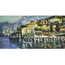 地中海-y12519 風景油畫-地中海 (可指定尺寸)