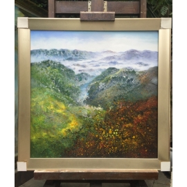 油畫山水- y15491 - 畫作系列 - 油畫 - 油畫山水系列
