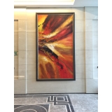 抽象油畫(含框)-y15291-油畫抽象系列