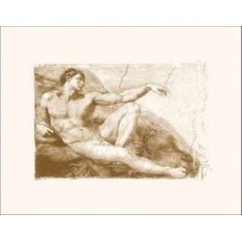 y00269 複製畫 Michelangelo 米開朗基羅-創造亞當(PF247)