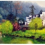 風景鄉村油畫系列-y12813 油畫- 風景鄉村油畫系列 (另有其他尺寸)