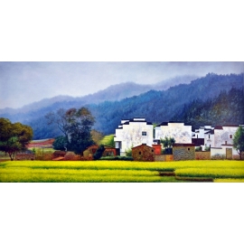 風景鄉村油畫系列 -y12814 油畫- 風景鄉村油畫系列 (另有其他尺寸)