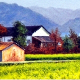 風景鄉村油畫系列-y12820-油畫-風景鄉村油畫系列(另有其他尺寸)