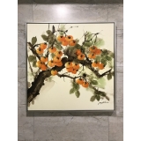 柿柿如意(柿子)-y15589-油畫-油畫靜物