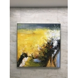 極光- y15593 - 畫作系列 - 油畫 - 油畫抽象系列