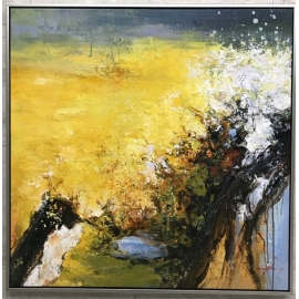 極光- y15593 - 畫作系列 - 油畫 - 油畫抽象系列