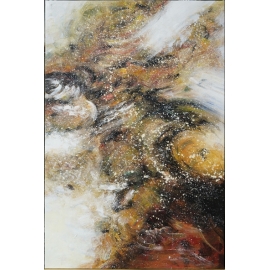 y16019 - 畫作系列 - 油畫 - 油畫抽象系列- 極光系列(手繪)-極光十三
