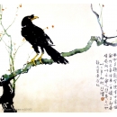 y15931複製畫-複製畫水墨畫系列-徐悲鴻-八哥鳥