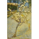y15941複製畫-複製畫風景系列-梵谷  盛開的小梨樹