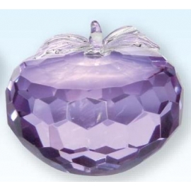 水晶飾品-蘋果(紫色 y11706 水晶飾品系列 -另有款式白色