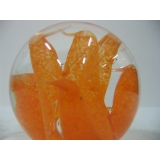 玻璃水晶橘粉 y01189 水晶飾品系列 