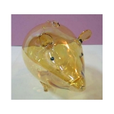 玻璃鼠(黃) y03291 水晶飾品系列