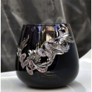 y11820 金工飾品設計-黑色玻璃花瓶.花器