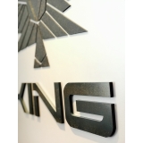 KING科技塗層LOGO招牌製作/ 黑鐵+半鏽蝕效果 - y16211 立體客製招牌- 藝術招牌設計-鐵雕招牌系列