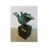 y09909西班牙銅製雕塑鴿子(BL-256)