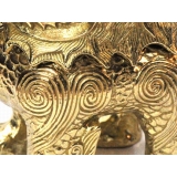 y11341 銅雕系列-動物-金色神獸貔貅