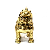 y11341 銅雕系列-動物-金色神獸貔貅
