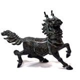 y11344 銅雕系列-動物-神獸麒麟(一對)