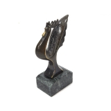 y11354 銅雕系列-動物-鑽石雞*