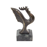 y11354 銅雕系列-動物-鑽石雞*