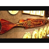 y12394 銅雕 銅魚