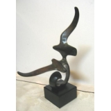 y13915-銅雕系列-銅雕動物-比翼雙飛(小)*