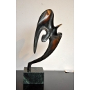 銅雕飛翔 y14038 立體雕塑.擺飾 立體擺飾系列-幾何、抽象系列