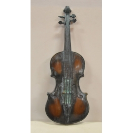 y14085-銅雕系列- 銅雕擺飾- 銅雕大提琴